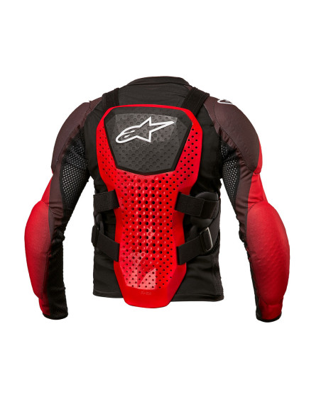 Gilet de protection enfant Alpinestars Bionic Tech - Noir Blanc Rouge