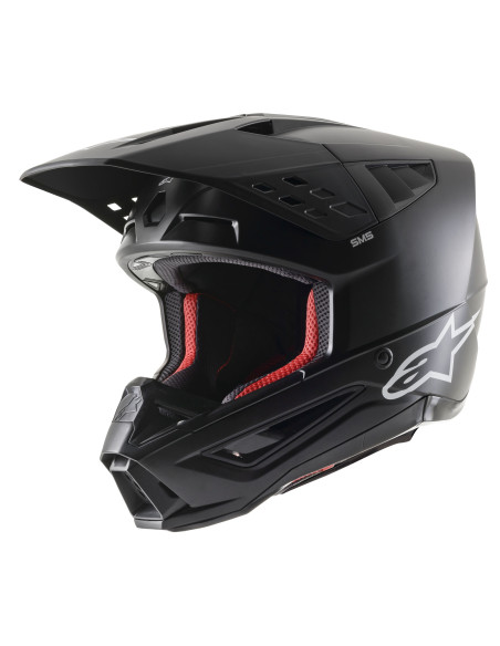 Casque cross Alpinestars S-M5 Solid - Noir Mat