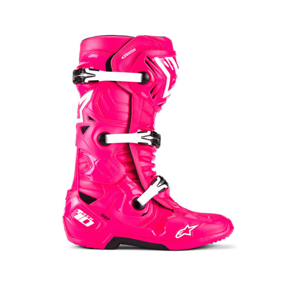 Bottes cross Alpinestars Tech 10 - Diva Rose Blanc