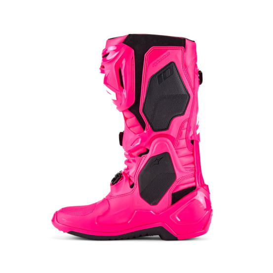 Bottes cross Alpinestars Tech 10 - Diva Rose Blanc