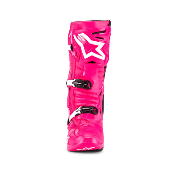 Bottes cross Alpinestars Tech 10 - Diva Rose Blanc