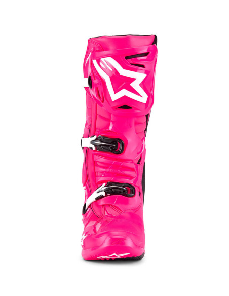 Bottes cross Alpinestars Tech 10 - Diva Rose Blanc