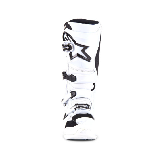 Bottes cross Alpinestars Tech 7 nouvelle génération - Blanc Noir