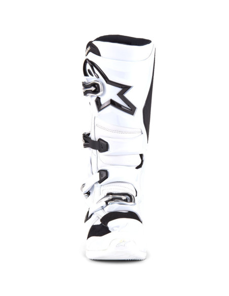 Bottes cross Alpinestars Tech 7 nouvelle génération - Blanc Noir
