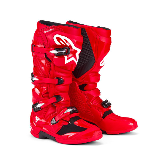 Bottes cross Alpinestars Tech 7 nouvelle génération - Rouge