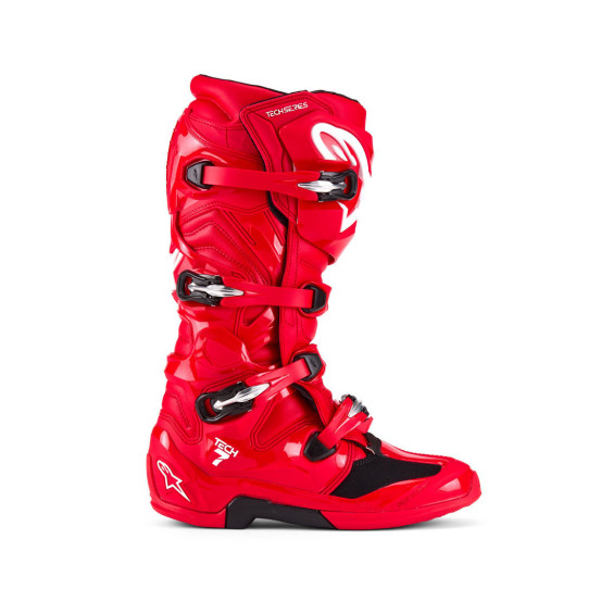 Bottes cross Alpinestars Tech 7 nouvelle génération - Rouge