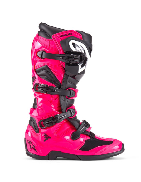 Bottes cross Alpinestars Tech 7 nouvelle génération - Diva Rose Noir