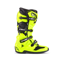 Bottes cross Alpinestars Tech 7 nouvelle génération - Jaune Fluo Noir 2