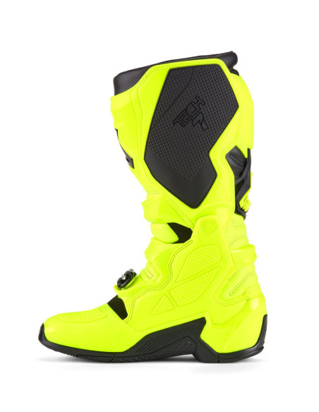 Bottes cross Alpinestars Tech 7 nouvelle génération - Jaune Fluo Noir