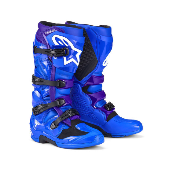 Bottes cross Alpinestars Tech 7 nouvelle génération - Bleu