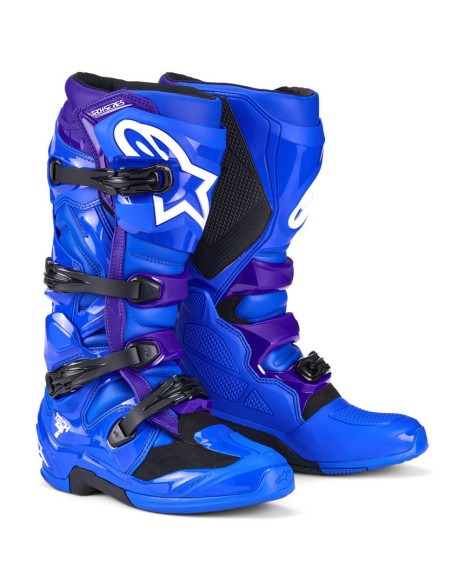 Bottes cross Alpinestars Tech 7 nouvelle génération - Bleu