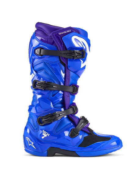 Bottes cross Alpinestars Tech 7 nouvelle génération - Bleu