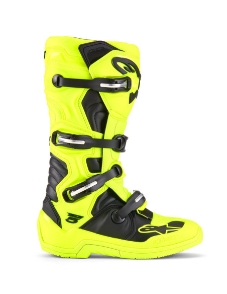 Bottes cross Alpinestars Tech 5 - Jaune Fluo Noir