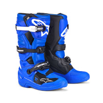 Bottes cross enfant Alpinestars Tech 7S - Bleu Noir Blanc