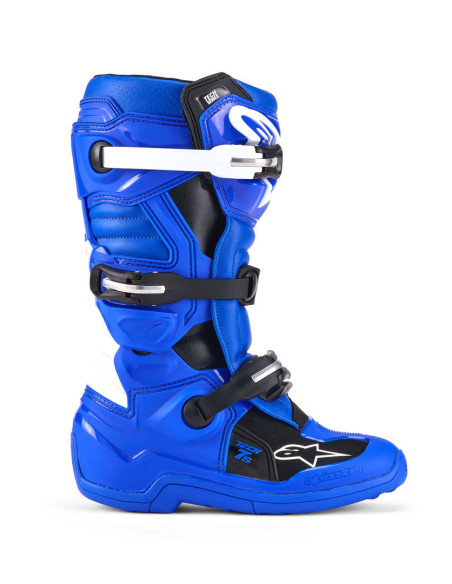 Bottes cross enfant Alpinestars Tech 7S - Bleu Noir Blanc
