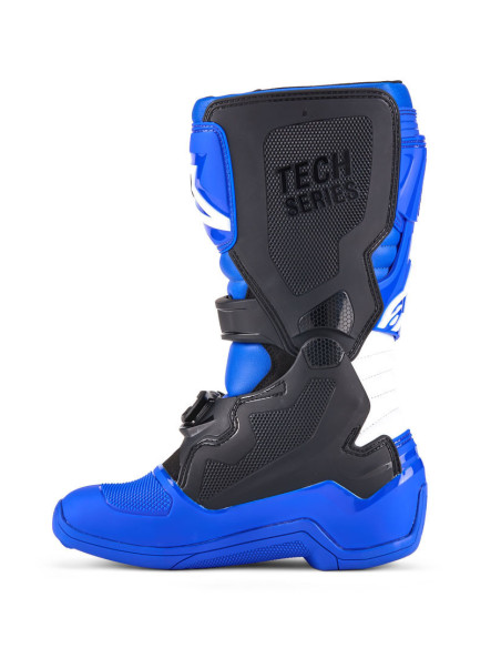 Bottes cross enfant Alpinestars Tech 7S - Bleu Noir Blanc