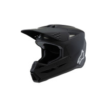 Casque cross enfant Alpinestars S-M3 Solid - Noir Mat