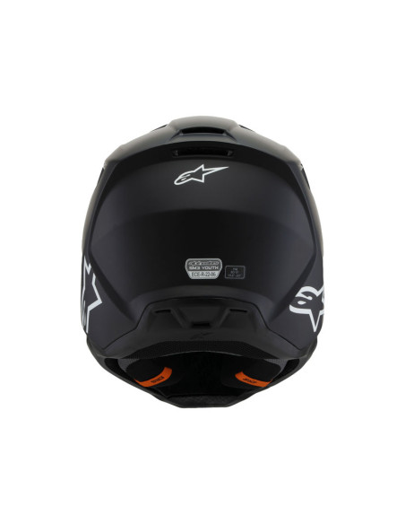 Casque cross enfant Alpinestars S-M3 Solid - Noir Mat