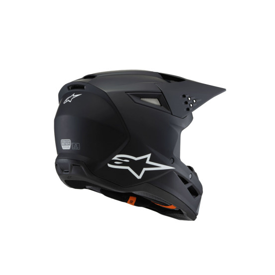 Casque cross enfant Alpinestars S-M3 Solid - Noir Mat