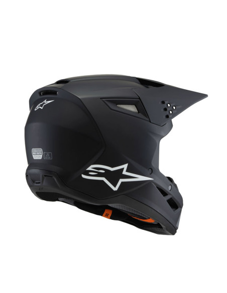 Casque cross enfant Alpinestars S-M3 Solid - Noir Mat