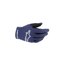 Gants cross enfant Alpinestars 2025 Radar - Bleu foncé Blanc