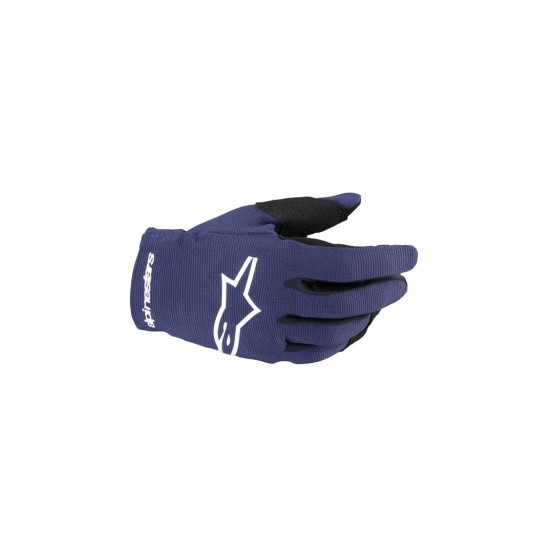 Gants cross enfant Alpinestars 2025 Radar - Bleu foncé Blanc