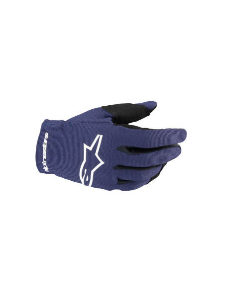 Gants cross enfant Alpinestars 2025 Radar - Bleu foncé Blanc