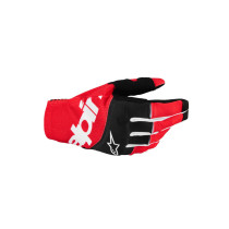 Gants cross Alpinestars Techstar - Noir Rouge