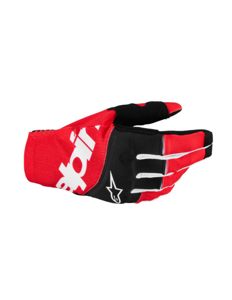 Gants cross Alpinestars Techstar - Noir Rouge