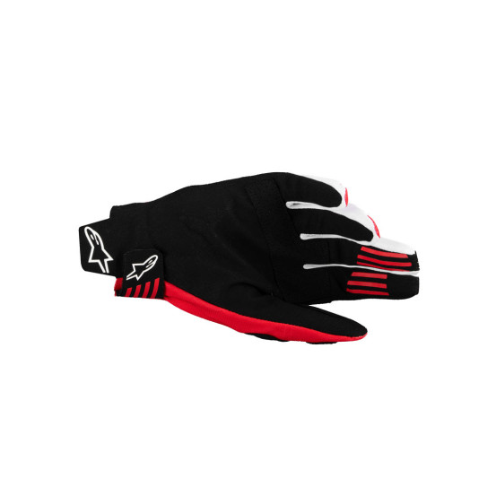 Gants cross Alpinestars Techstar - Noir Rouge