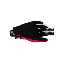 Gants cross Alpinestars Techstar - Noir Rose Fluo 2
