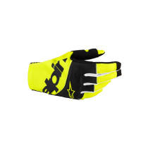 Gants cross Alpinestars Techstar - Noir Jaune Fluo