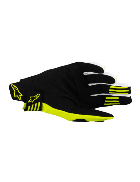 Gants cross Alpinestars Techstar - Noir Jaune Fluo