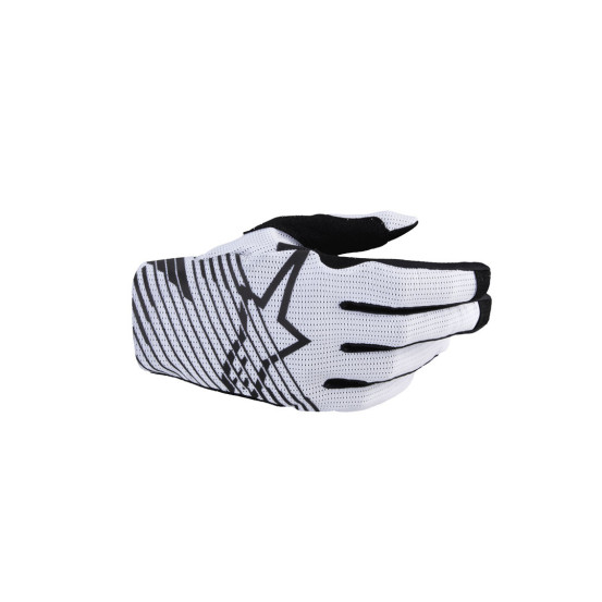 Gants cross Alpinestars Radar Pro - Blanc