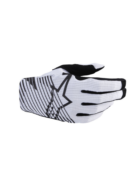 Gants cross Alpinestars Radar Pro - Blanc