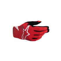 Gants cross Alpinestars Radar Pro - Rouge