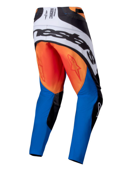 Pantalon cross Alpinestars 2025 Techstar Melt - Orange Bleu