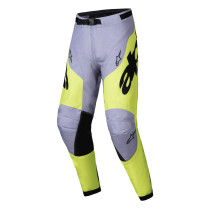 Pantalon cross Alpinestars 2025 Racer Veil - Gris Jaune Fluo