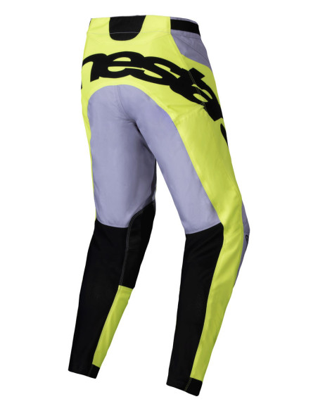 Pantalon cross Alpinestars 2025 Racer Veil - Gris Jaune Fluo