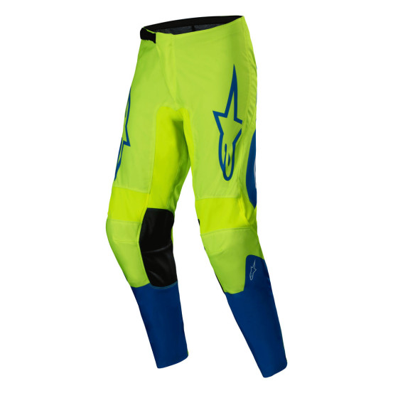 Pantalon cross Alpinestars 2025 Fluid Haul - Jaune Fluo Bleu