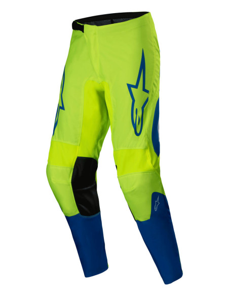 Pantalon cross Alpinestars 2025 Fluid Haul - Jaune Fluo Bleu