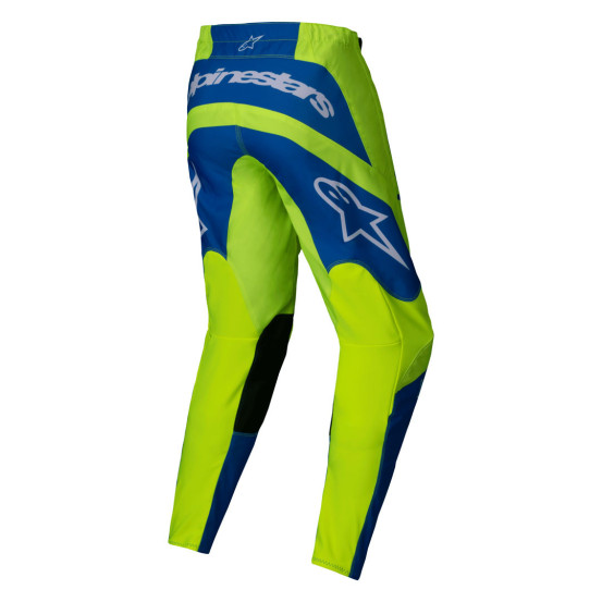 Pantalon cross Alpinestars 2025 Fluid Haul - Jaune Fluo Bleu