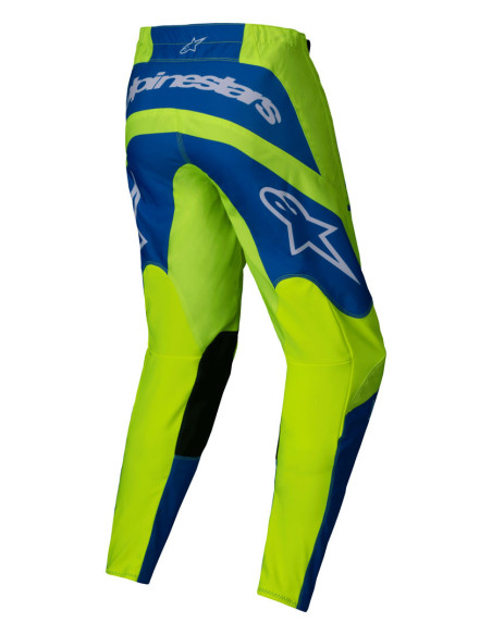 Pantalon cross Alpinestars 2025 Fluid Haul - Jaune Fluo Bleu