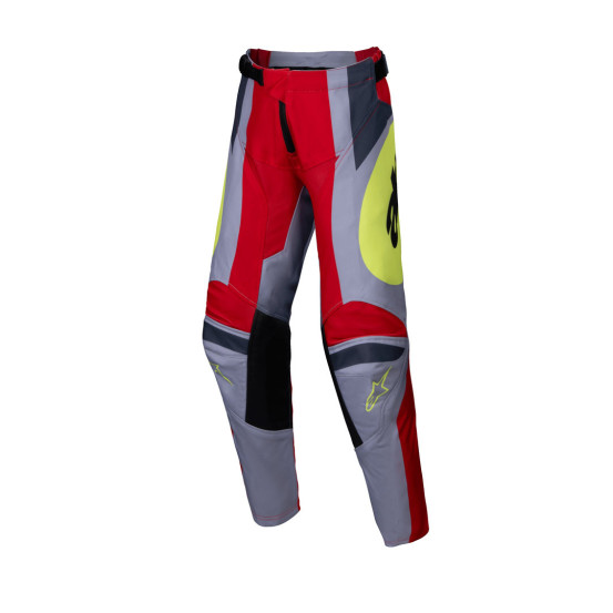 Pantalon cross enfant Alpinestars 2025 Racer Melt - Rouge Gris