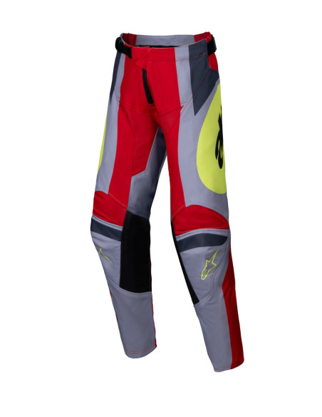 Pantalon cross enfant Alpinestars 2025 Racer Melt - Rouge Gris