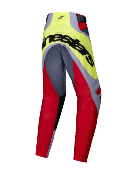 Pantalon cross enfant Alpinestars 2025 Racer Melt - Rouge Gris