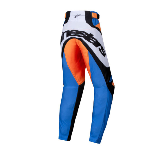 Pantalon cross enfant Alpinestars 2025 Racer Melt - Orange Bleu