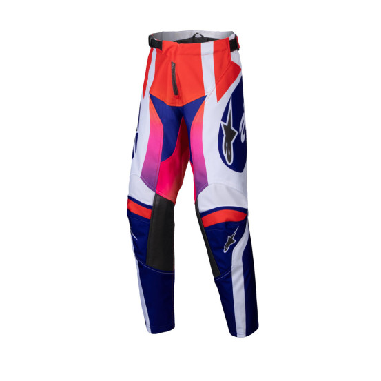 Pantalon cross enfant Alpinestars 2025 Racer Wurx - Multicolor Blanc