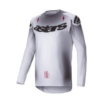 Maillot cross Alpinestars 2025 Supertech Maker - Argent Noir
