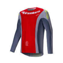 Maillot cross Alpinestars 2025 Techstar Melt - Rouge Gris